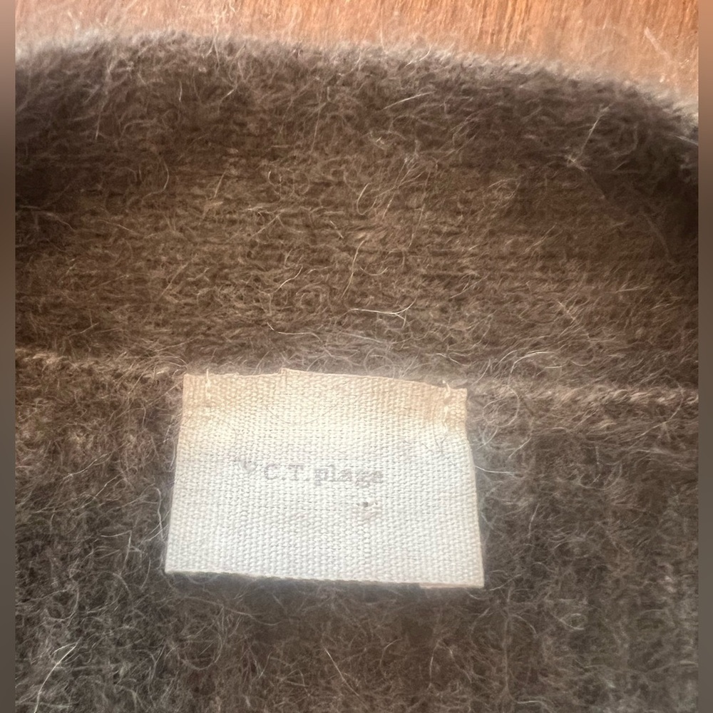 C.T. Plage Limited-Edition 100% Wool Knit Sweater – Grey – Size 36 - Picture 8 of 13